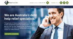 Desktop Screenshot of freefromdebt.com.au